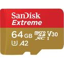 SanDisk MicroSDXC 64 GB Extreme 100MB/ ...