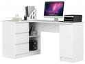  Białe biurko z szufladami Osmen 3X